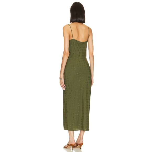 Veronica Beard Womens Chapel Dress Bright Army Green Size 10 NWT - Picture 3 of 11